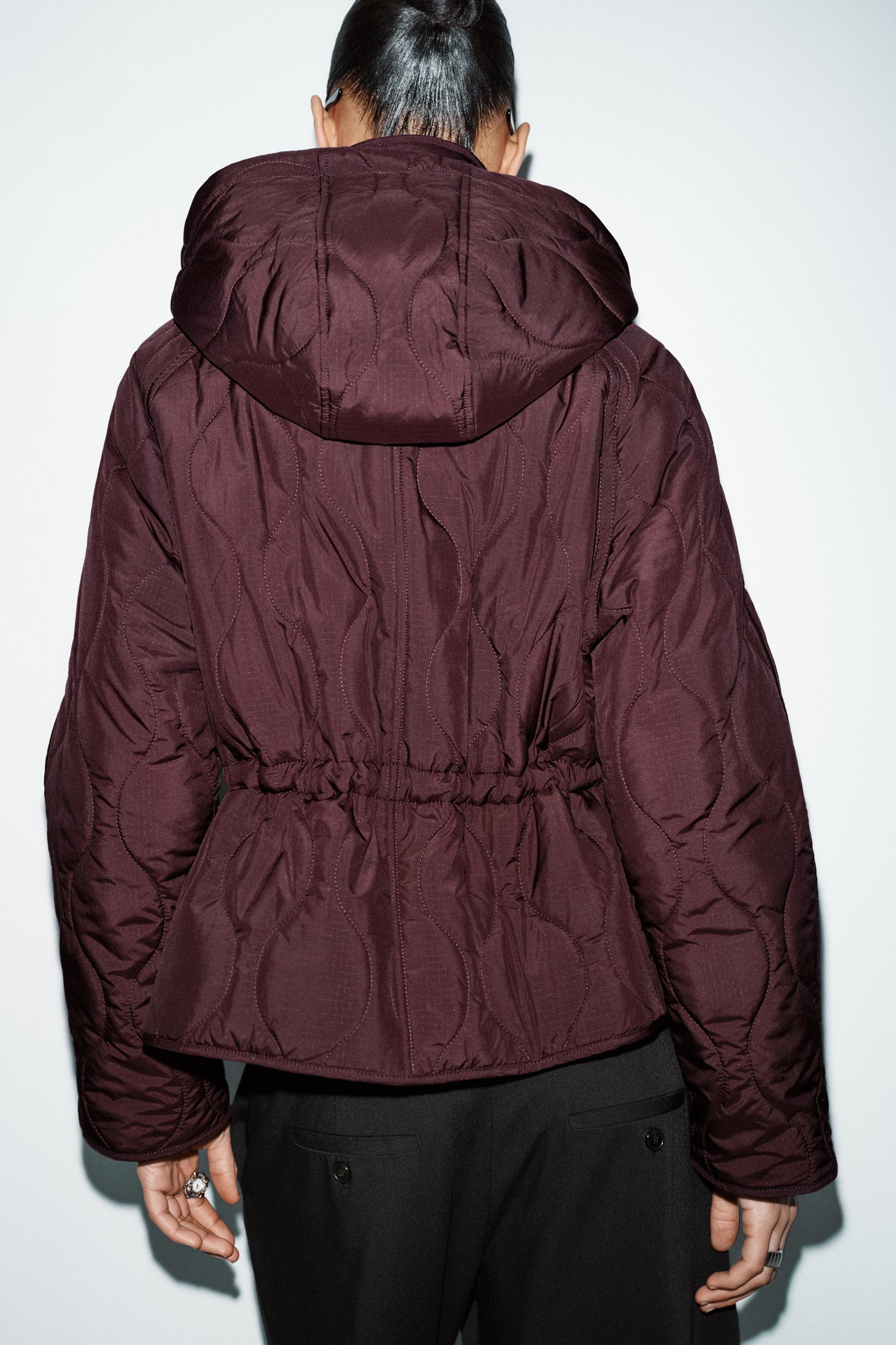 BLOUSON REMBOURRÉ À CAPUCHE